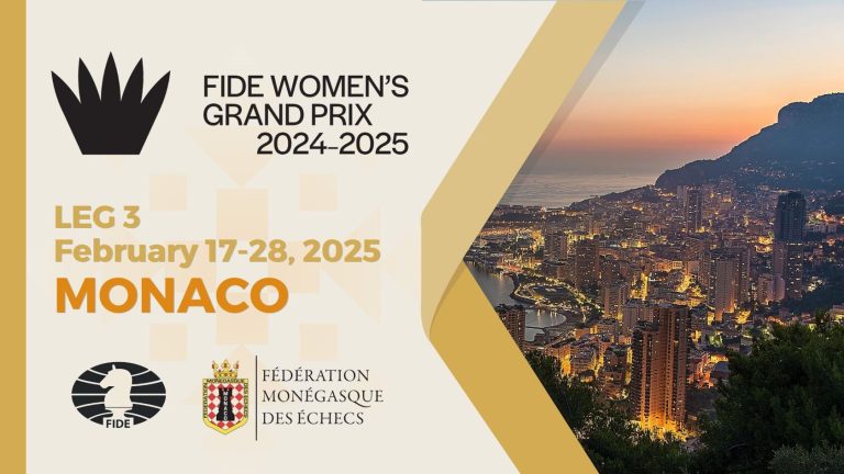 FIDE Women’s Grand Prix 2025: Third Leg Begins in Monaco’s Stunning Setting!