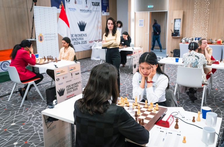 Three victories mark Round 1 of FIDE Women’s Grand Prix in Monaco