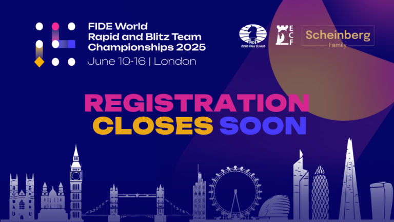 2025 FIDE World Rapid & Blitz Team Championships in London!