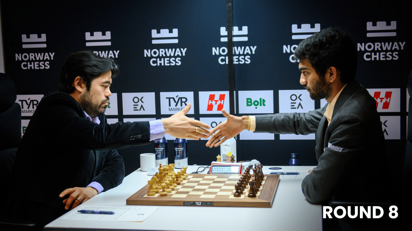 Round 8 of Norway Chess: Nakamura Shines, Carlsen & Caruana Stumble