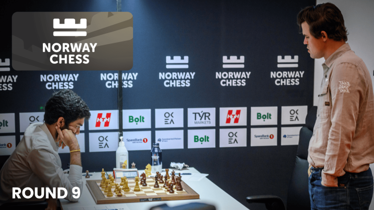 Round 9 of Norway Chess: Carlsen, Gukesh Win To Set Up Thrilling