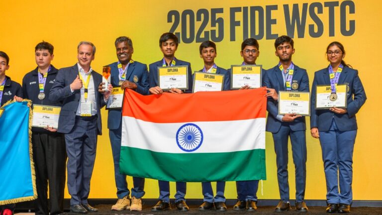 Velammal MHS School Wins Gold at 2025 World Schools Team Championship