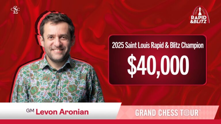 Levon Aronian Wins GCT Saint Louis Rapid & Blitz 2025