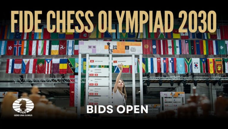 FIDE Opens Bidding for the 2030 Chess Olympiad