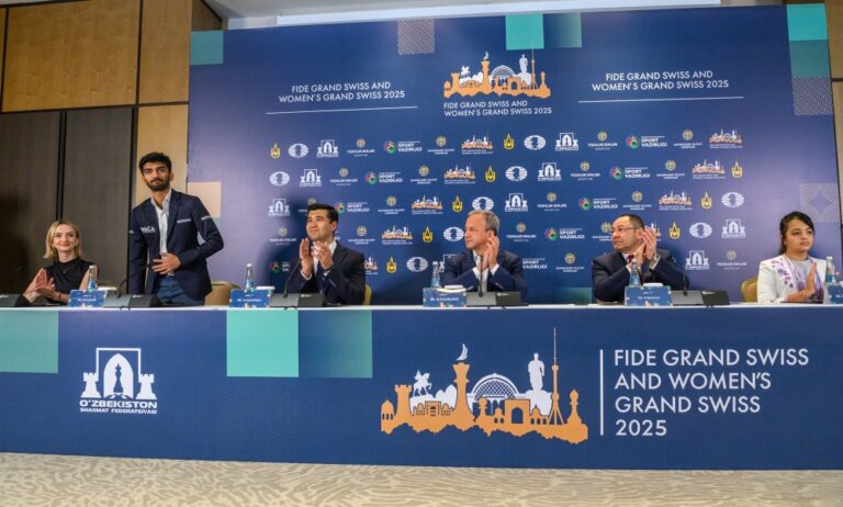 Opening Press Conference of 2025 FIDE Grand Swiss