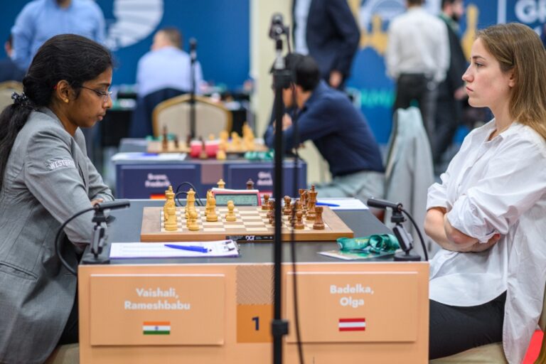 FIDE Grand Swiss 2025, Day 3: Maghsoodloo and Vaishali Lead the Way