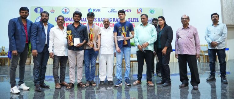 Sathwik D S S U and Aditya Varun Gampa Shine at Vizag Rapid & Blitz Rating Open 2025