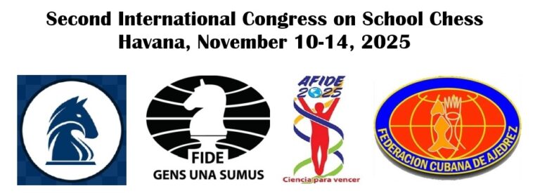 Second International Congress on School Chess Announced