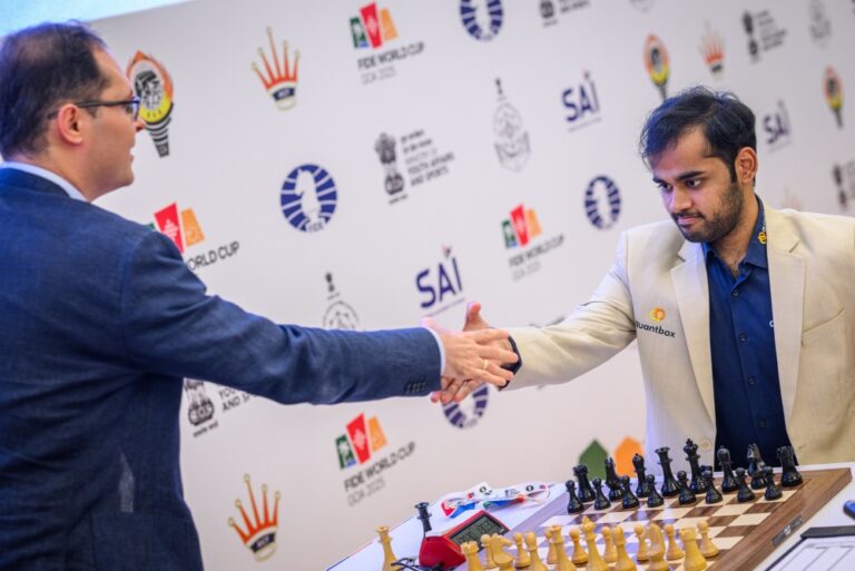 World Cup Round 4 Game 1: Aronian and Martínez Shine as the Battles Heat Up in Goa