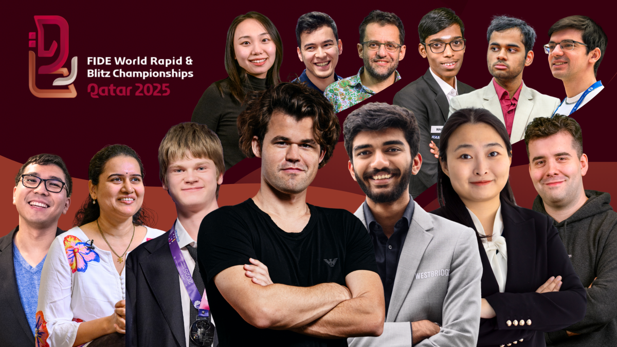 FIDE Announces Star Lineup for the 2025 World Rapid & Blitz in Doha