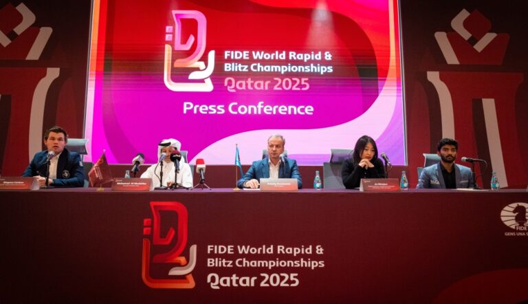 Opening Press Conference Kicks Off 2025 FIDE World Rapid and Blitz Championships