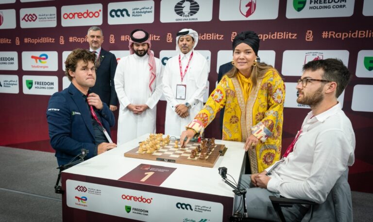 FIDE World Rapid 2025: Carlsen and Zhu Jiner shine on Day 1 in Doha