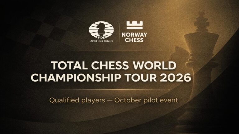 Sixteen players qualify for the 2026 Total Chess pilot event