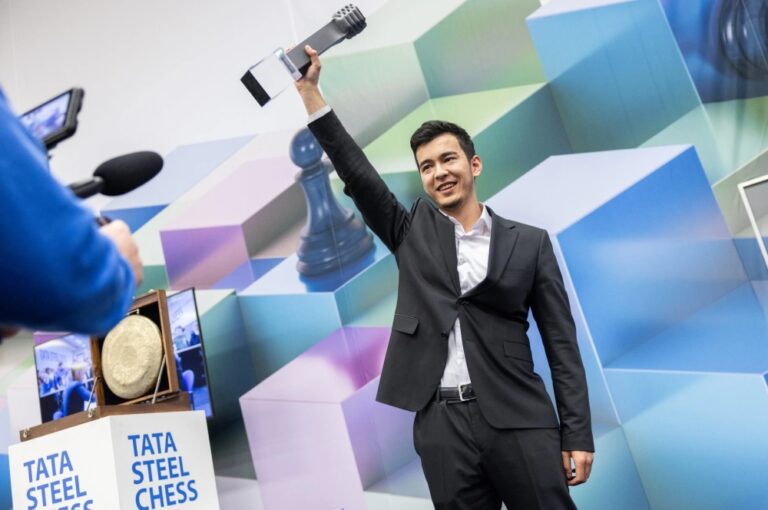 Nodirbek Abdusattorov wins Tata Steel Chess Masters 2026
