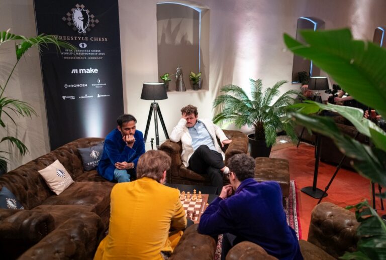 FIDE Freestyle World Championship 2026: Carlsen, Keymer, Caruana and Abdusattorov Reach Semifinals
