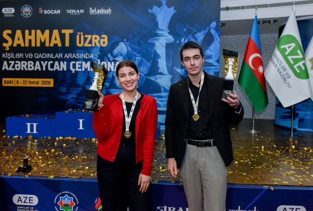 Mahammad Muradli and Ulviyya Fataliyeva Crowned Azerbaijani Chess Champions 2026