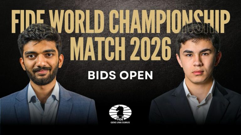 FIDE World Championship Match 2026 – Call for Bids