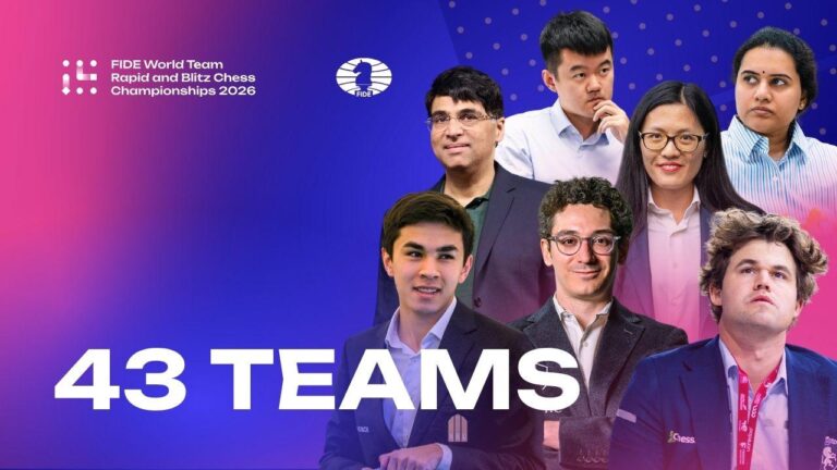 Chess Superstars Set for World Team Rapid and Blitz Championships 2026 in Hong Kong