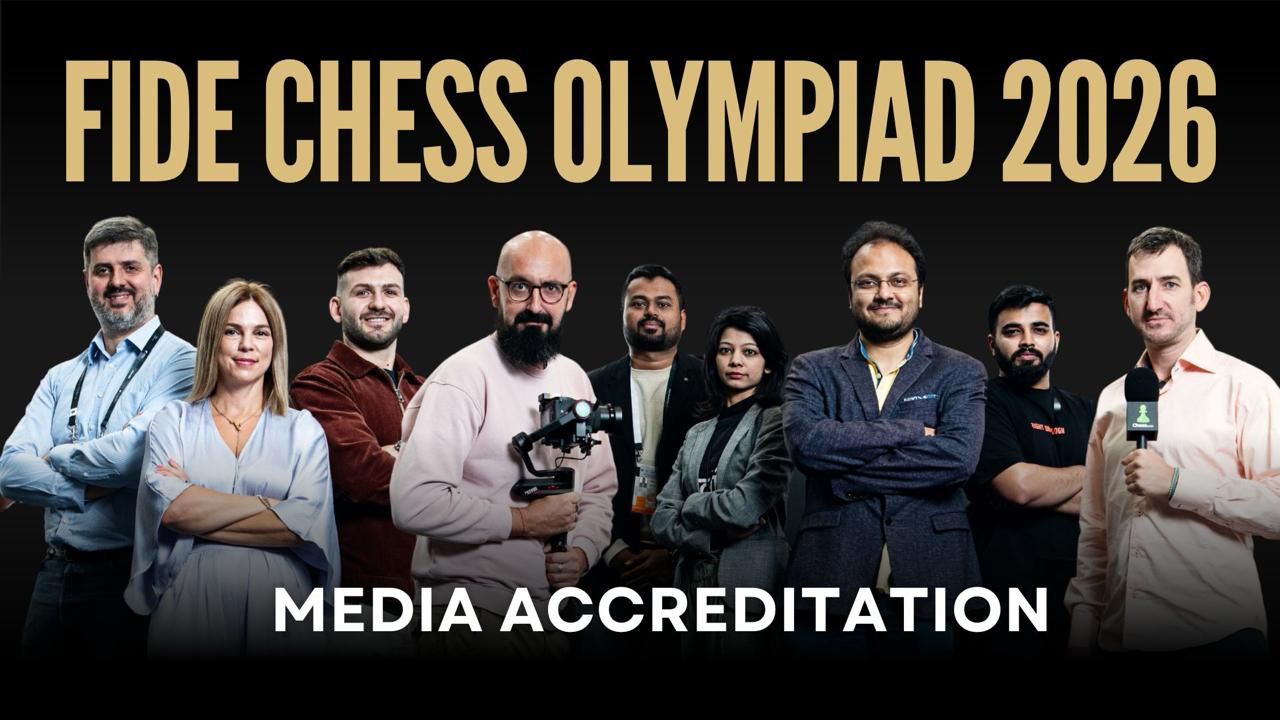 Media Accreditation Opens for FIDE Chess Olympiad 2026 in Samarkand