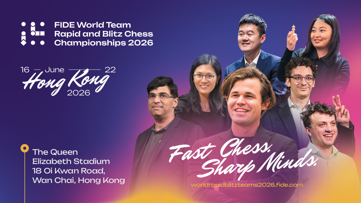 FIDE World Team Rapid and Blitz 2026: Hong Kong Ready to Host Chess Stars