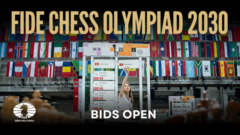 FIDE Extends Bidding Deadline for 2030 Chess Olympiad