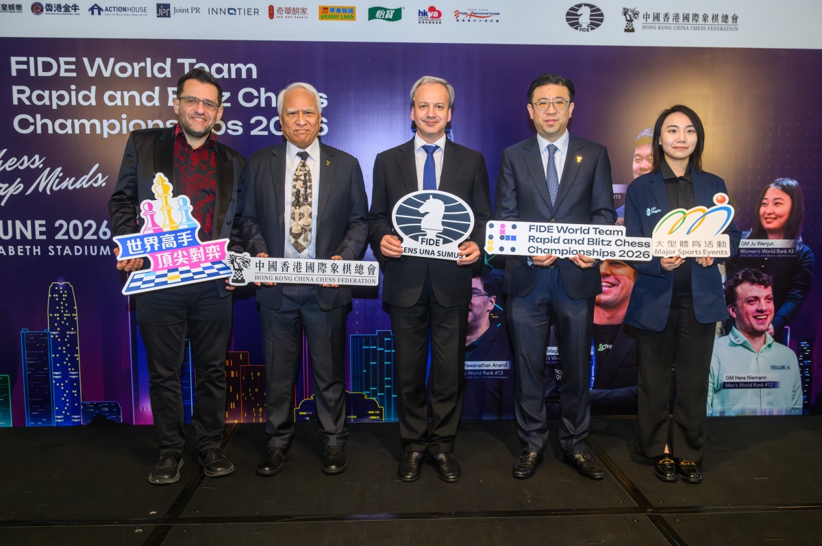 FIDE World Team Rapid and Blitz Championships 2026 Officially Begin in Hong Kong