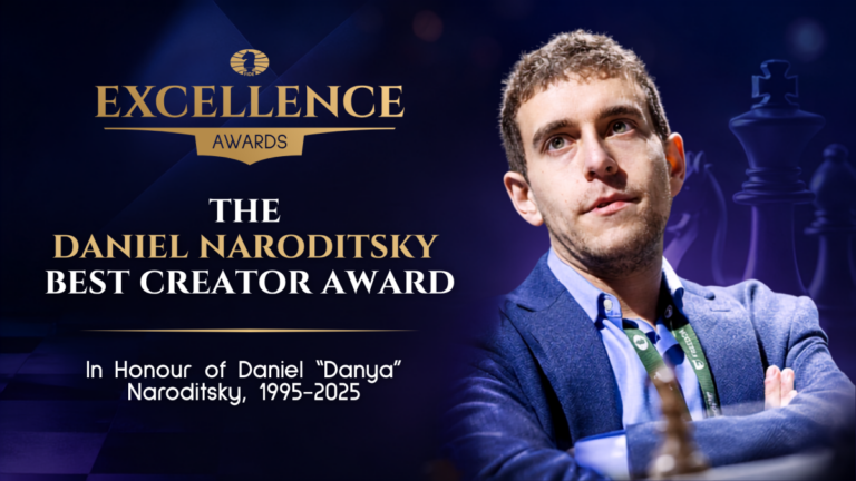 FIDE Honours Daniel Naroditsky with Special Best Creator Award